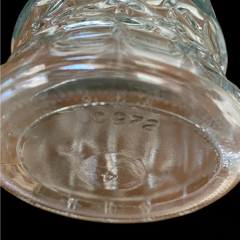 Elegant Vintage Clear Glass Vase by Brody Co. mint condition